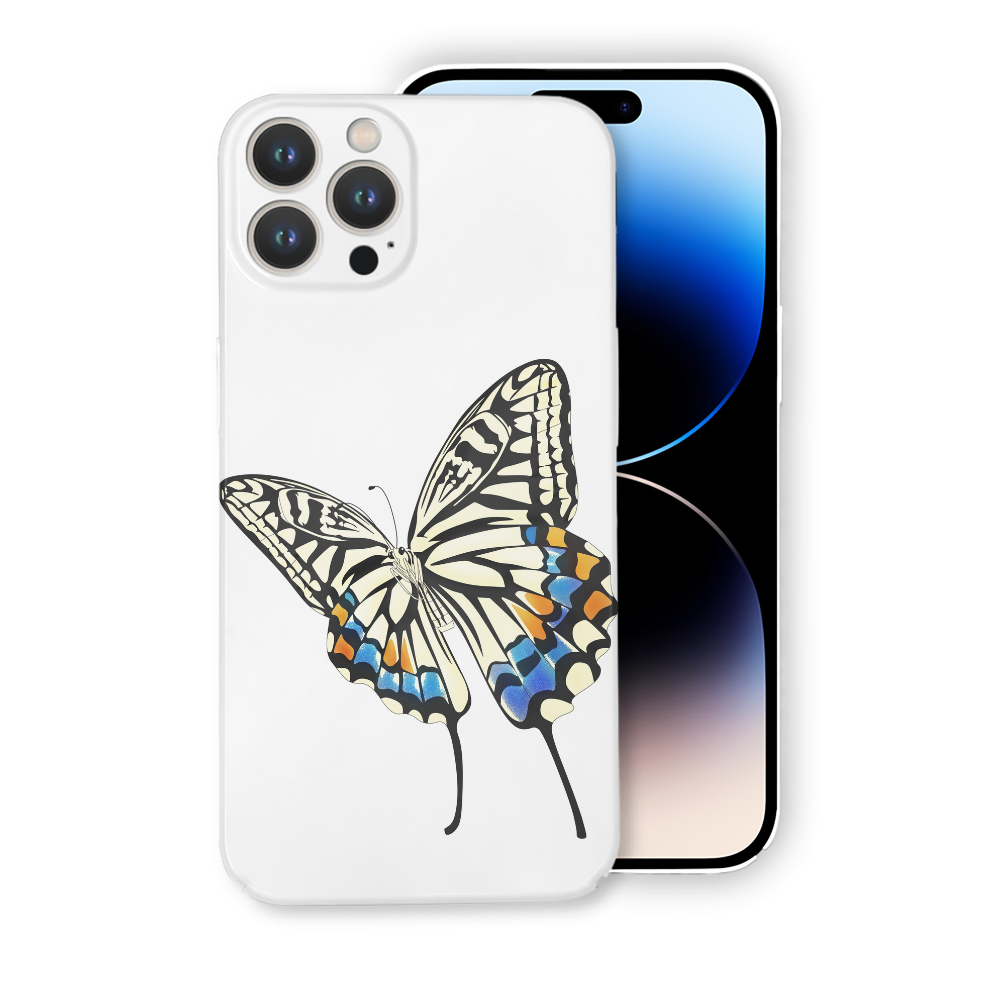 （画像用） 鬼滅の刃（きめつのやいば）蟲柱-胡蝶 しのぶ／こちょう しのぶ Kochou Shinobu 【iPhone 14シリーズ対応】ハードケース